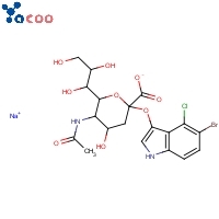 Hochreines 5-Brom-4-chlor-3-indolyl-α-d-n-acetylneuraminsäure-Natriumsalz cas: 160369-85-7